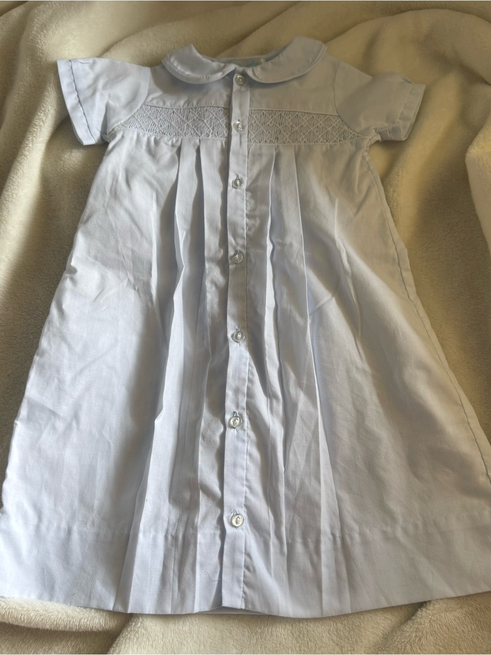 Petit Ami Newborn Hand Embroidered Gown
